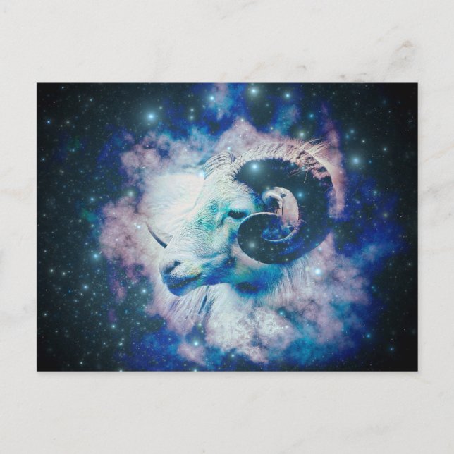 Aries Postkarte (Vorderseite)