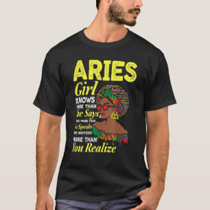Aries Queen März April Geburtstag Astrologie Zodia T-Shirt