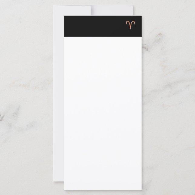 Aries Rack Card (Vorderseite)