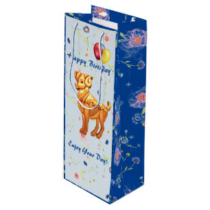 Aries Ram Birthday Wine Gift Bag Geschenktüte Für Weinflaschen