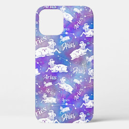 Aries Ram Constellation Stars Geburtstagsmuster Case-Mate iPhone Hülle