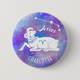 Aries Ram Constellation Stars Individuelle Name Ge Button