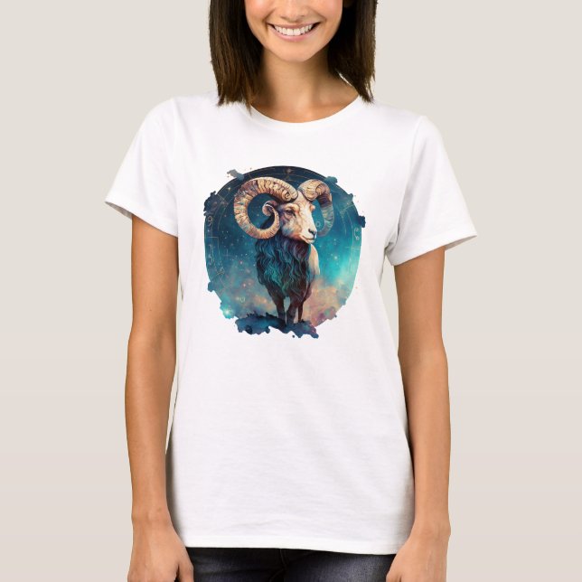 Aries Ram T-Shirt (Vorderseite)