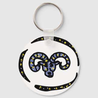 Aries Ram Zodiac Keychain – Minimal Cosmic Ram Schlüsselanhänger