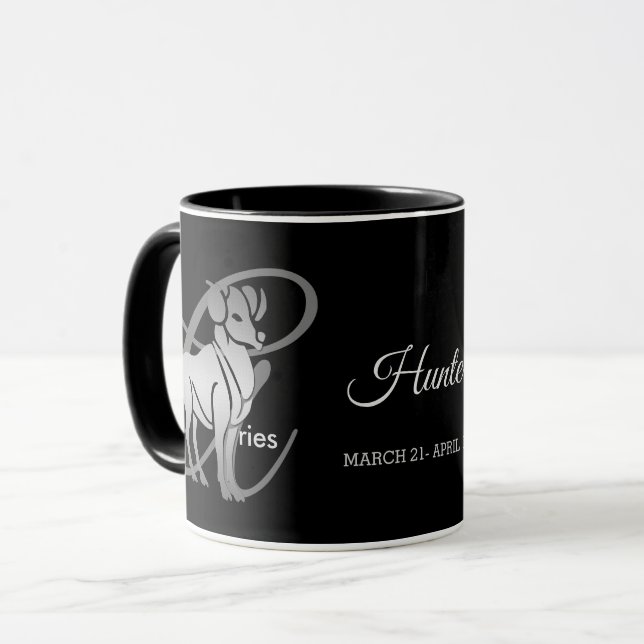 Aries ♈ Ram - Zodiac-Zeichen Tasse (Vorderseite Links)