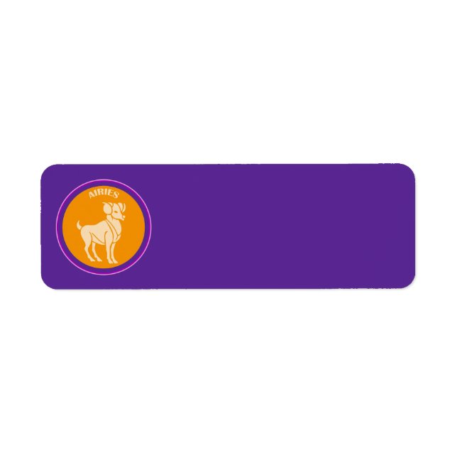 Aries Rücksendeadresse (Vorne)