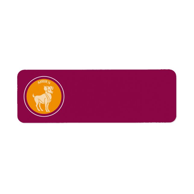 Aries Rücksendeadresse (Vorne)