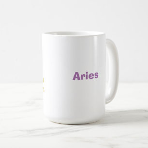 Aries Shady Zodiac Funny Kaffeetasse