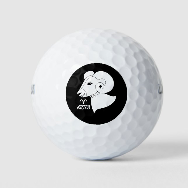 Aries Silhouette Golfball (Vorderseite)
