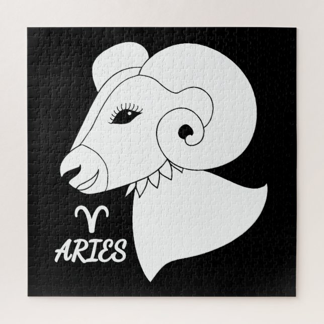 Aries Silhouette Puzzle (Vertikal)