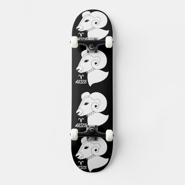 Aries Silhouette Skateboard (Vorderseite)