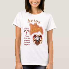 Aries-Sternzeichen-T-Shirt T-Shirt