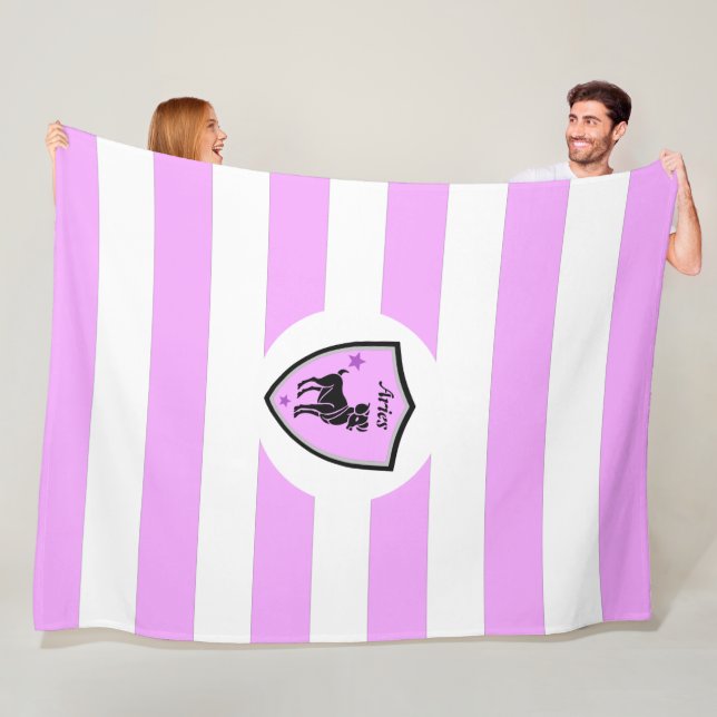 Aries-Symbol  Fleecedecke (Beispiel)