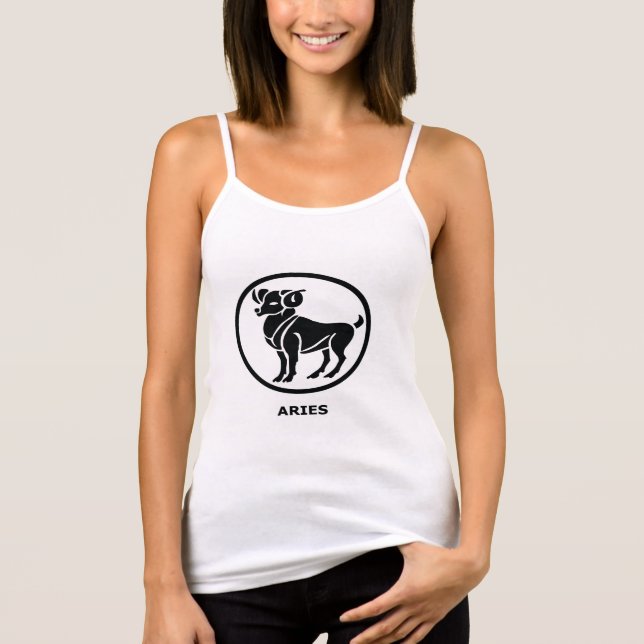 Aries Symbol Womens Tank Top (Vorderseite)
