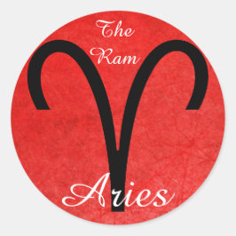 Aries the Ram Zodiac Horoskop Astrologie Sticker