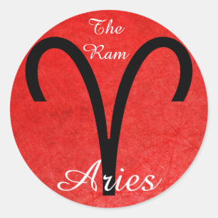 Aries the Ram Zodiac Horoskop Astrologie Sticker