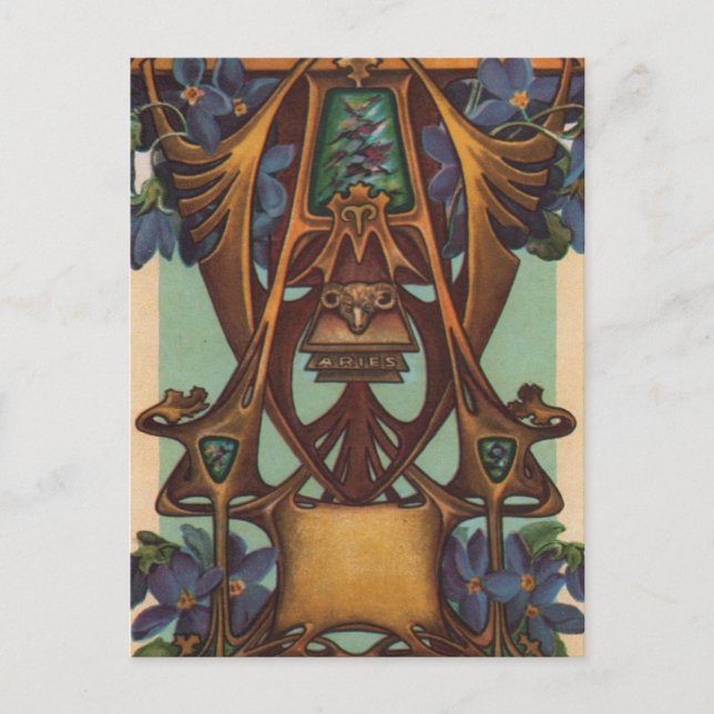 Aries the Ram - Zodiac Postkarte (Vorderseite)