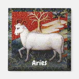 Aries the Ram Zodiac Sign Birthday Party Magnet