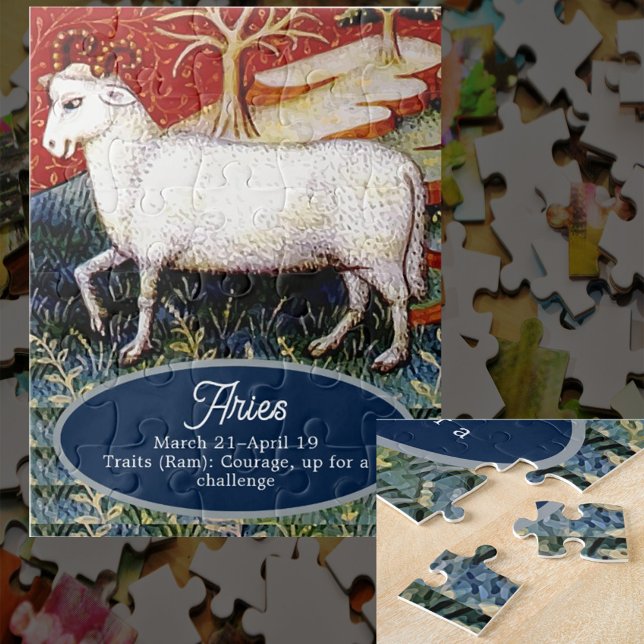 Aries the Ram Zodiac Sign Birthday Party Puzzle (Von Creator hochgeladen)