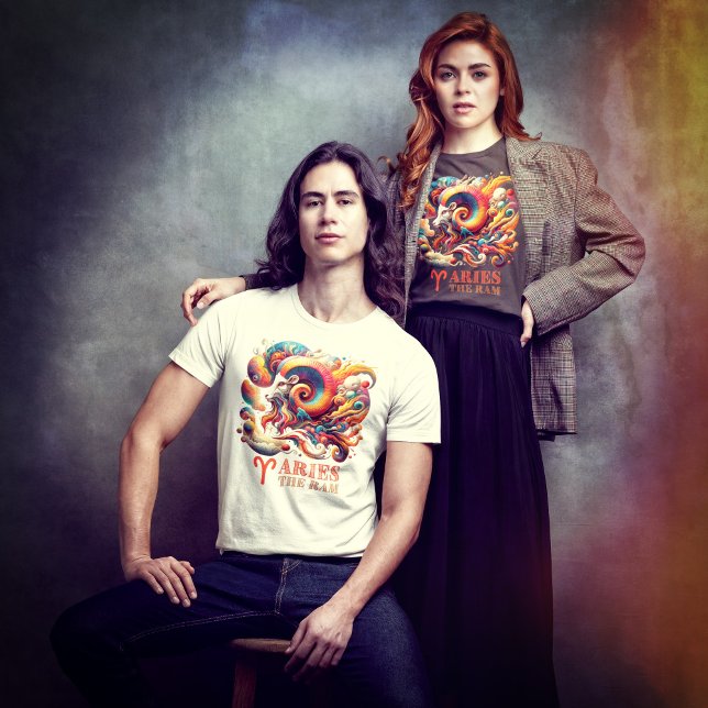 Aries the Ram Zodiac Sign T-Shirt (Von Creator hochgeladen)