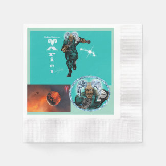 Aries-Themen Geburtstagsfeier Mitgebsel Tischservi Serviette
