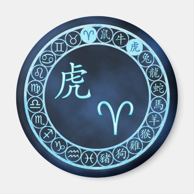 Aries/Tiger Magnet (Vorne)