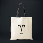 Aries Tote Bag Tragetasche<br><div class="desc">Aries Tote Bag. March 21 to April 19.</div>