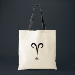 Aries Tote Bag Tragetasche<br><div class="desc">Aries Tote Bag. March 21 to April 19.</div>
