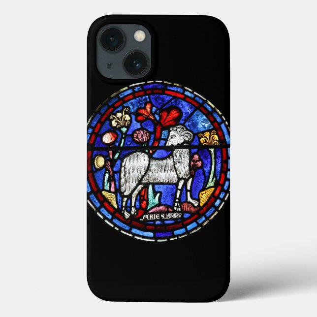 Aries verklebt Glas Windows Chartres iPad Fall Case-Mate iPhone Hülle (Rückseite)
