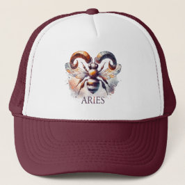 Aries Whimsy Bee Cap - Astro Charm Truckerkappe