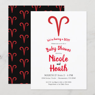 ARIES Widder Rot Astrologie Sternzeichen Frühlings Einladung