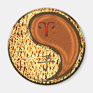 Aries & Wood Rat Magnet