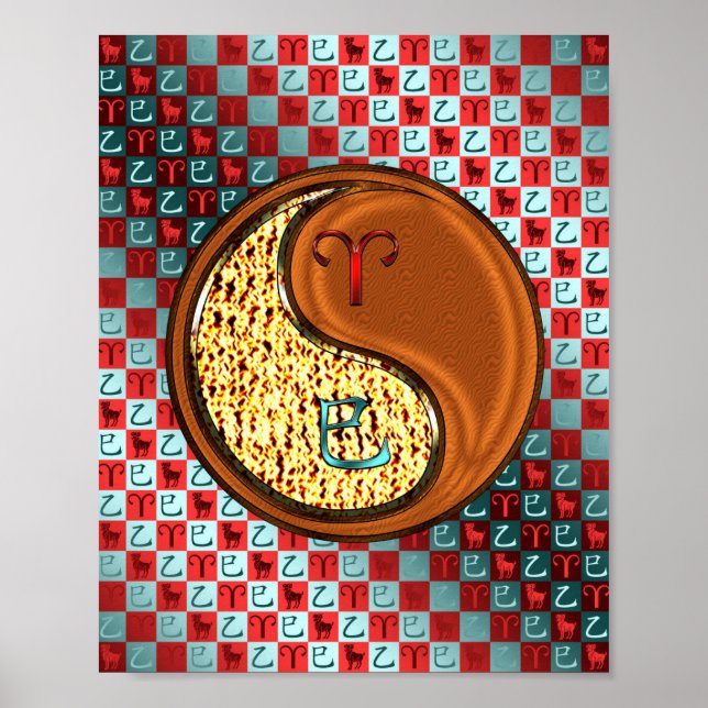 Aries & Wood Snake Poster (Vorne)