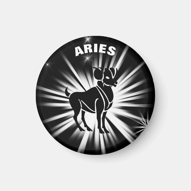Aries-Zeichen Magnet (Vorne)