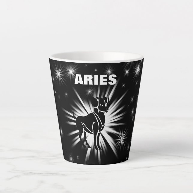 Aries-Zeichen Milchtasse (Vorderseite)