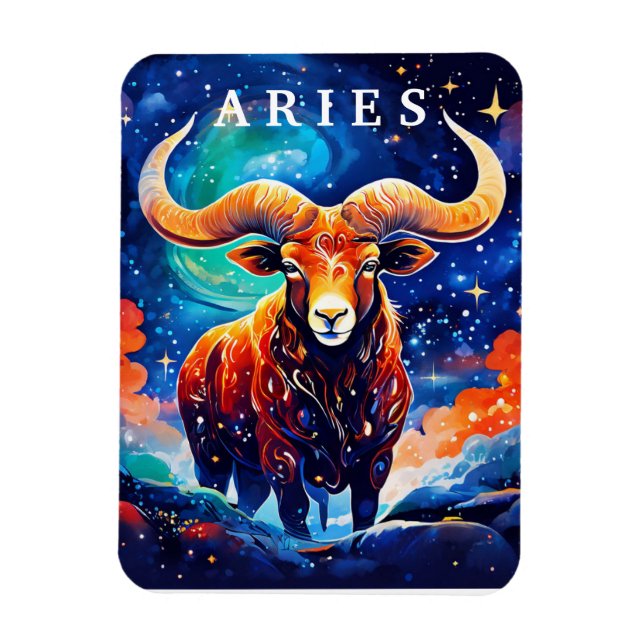 Aries Zodiac Collection Magnet (Vertikal)