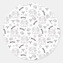 Aries Zodiac Elegance - Line Kunst, Dichtung und M