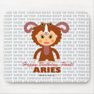 Äries Zodiac für Kinder Mousepad