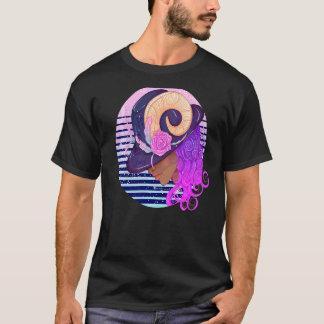 Aries Zodiac Horoscope Ram Socket Grip T-Shirt