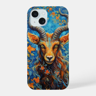 Aries Zodiac Moderne Kunst iPhone 15 Hülle