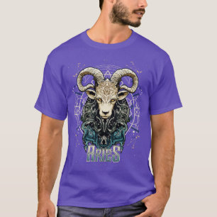 Aries Zodiac Sign Birthday Horoskop T-Shirt