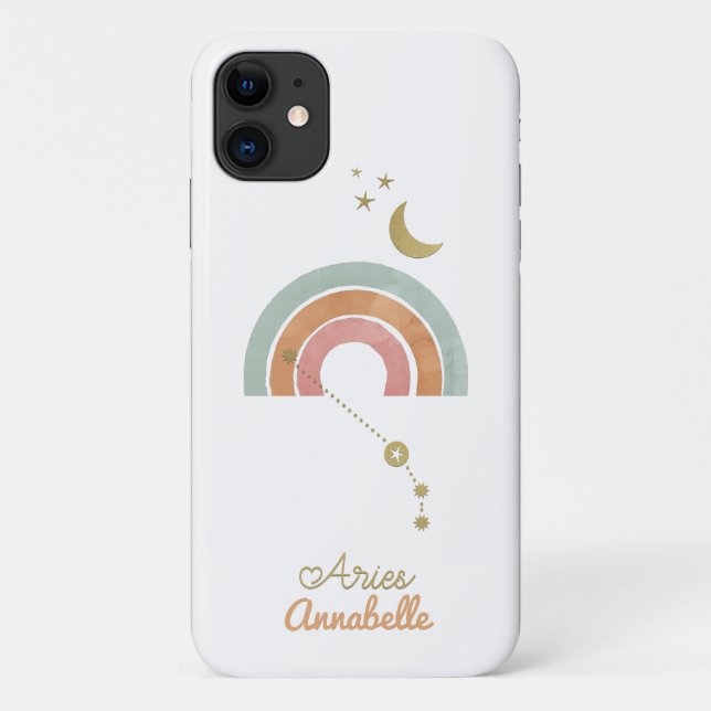 Aries Zodiac Sign Case-Mate iPhone Hülle (Rückseite)
