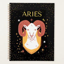 Aries Zodiac Sign&Quote Modern Elegantes Geschenkt