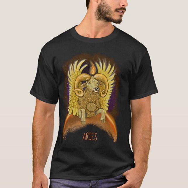 Aries Zodiac Sign T - Shirt (Vorderseite)