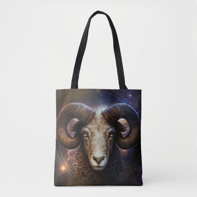 Aries Zodiac Sign Watercolor Design (Vorderseite)