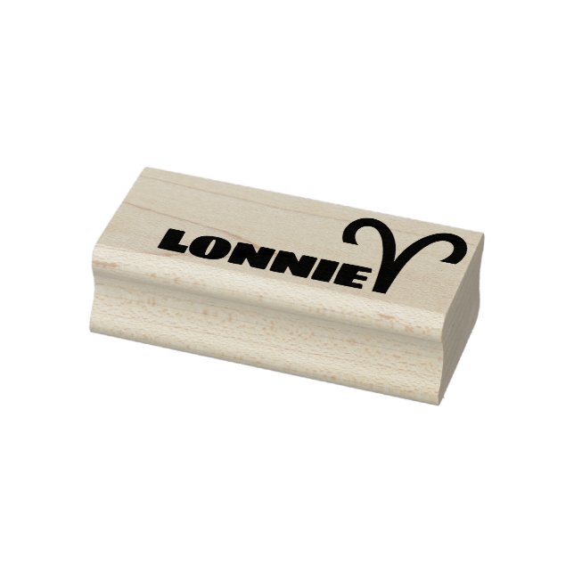 Aries Zodiac Signage Cooler Personalisierter Name Gummistempel (Stempel)