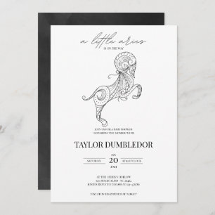 Aries Zodiac Star Sign Astrology Baby Shooter Einladung