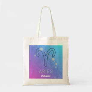 Aries Zodiac Star Sign Horoskop Constellation Tragetasche