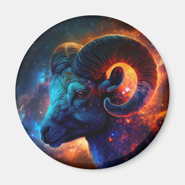 Aries Zodiac Star Sign - Kein Text Magnet (Vorne)