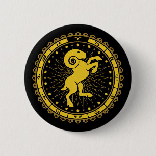 Aries - Zodiac - Symbol - Horoskop Button